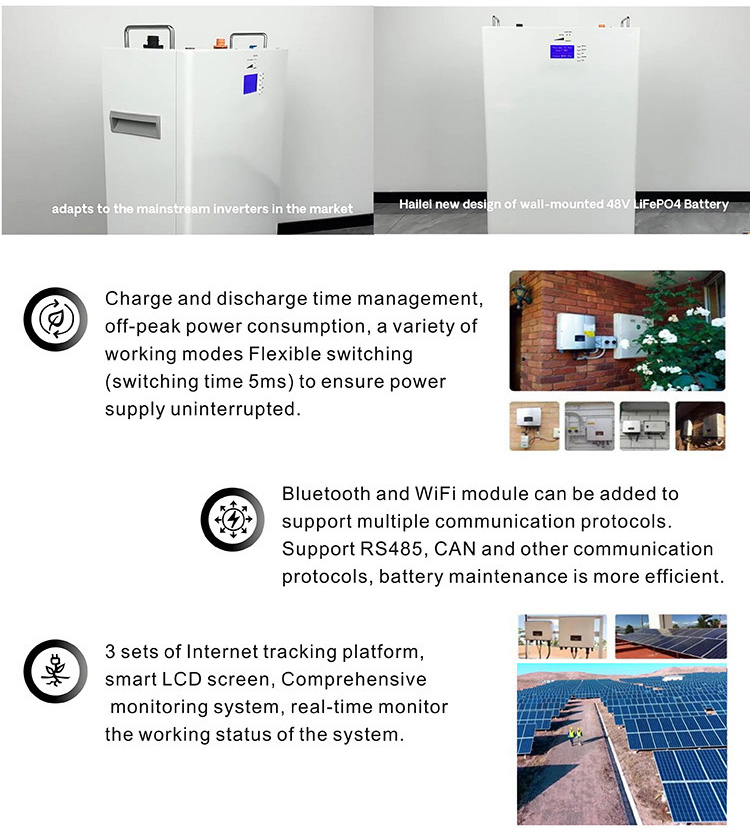 Lifepo4 Wall-mounted Price Energy Storage Lithium System 10Kwh Battery