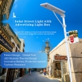 Solar Power Street Light Outdoor Led Advertising Light Box Sign Board Solar Lightbox Power Saving Solar Advertising System
