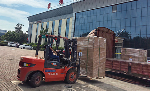 Leadray arrange the 766pcs LRC-H120W solar street lights's delivery to Emirates!