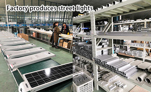 Factory produces street lights provide a complete set of equipment a professional production