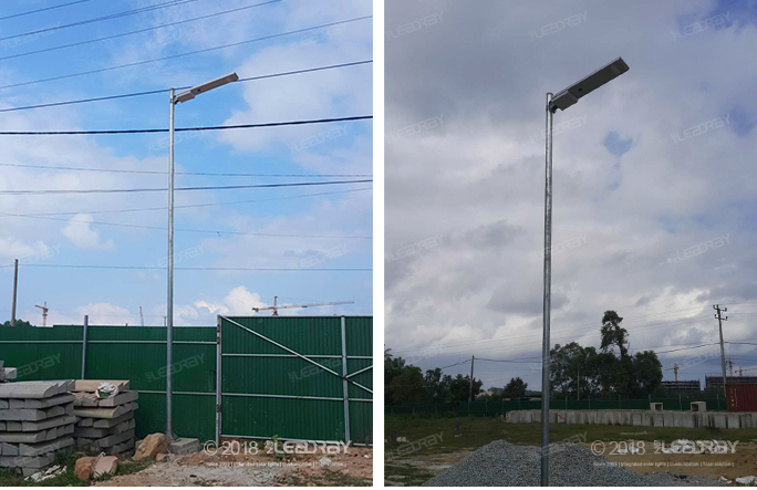 30w solar street light project