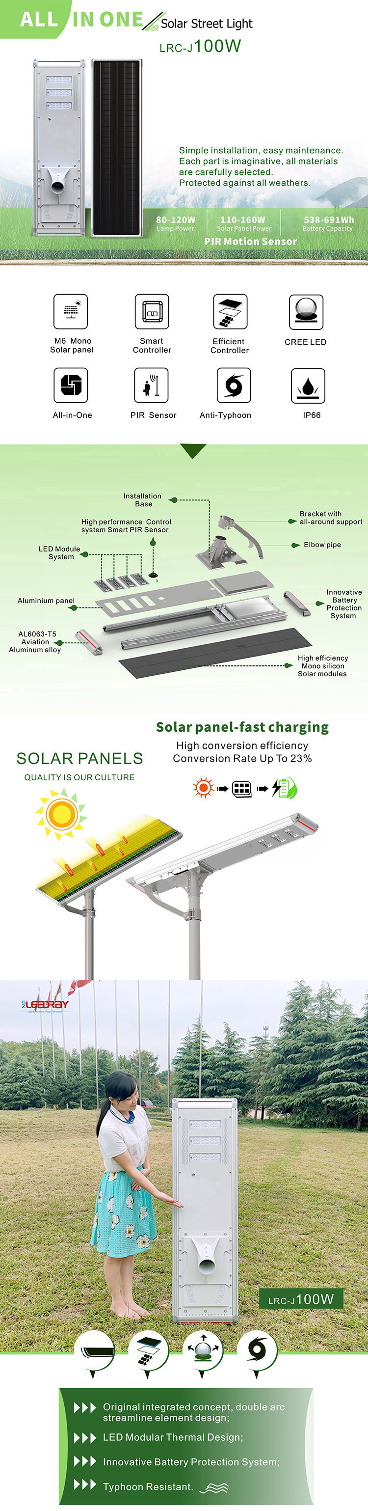 All In One Solar Street Light