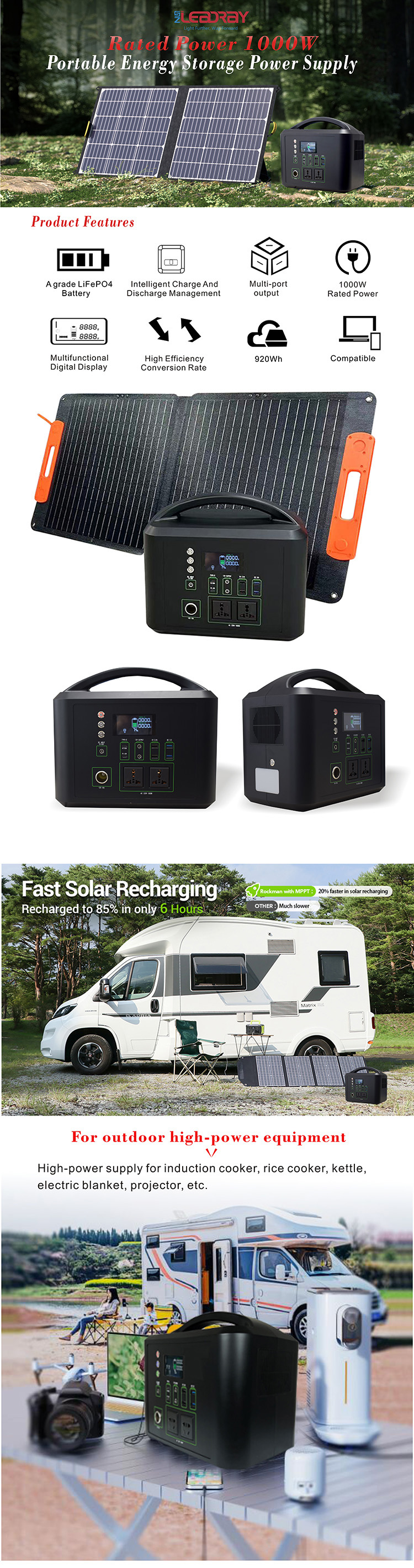 Portable Power Station Solar Generator