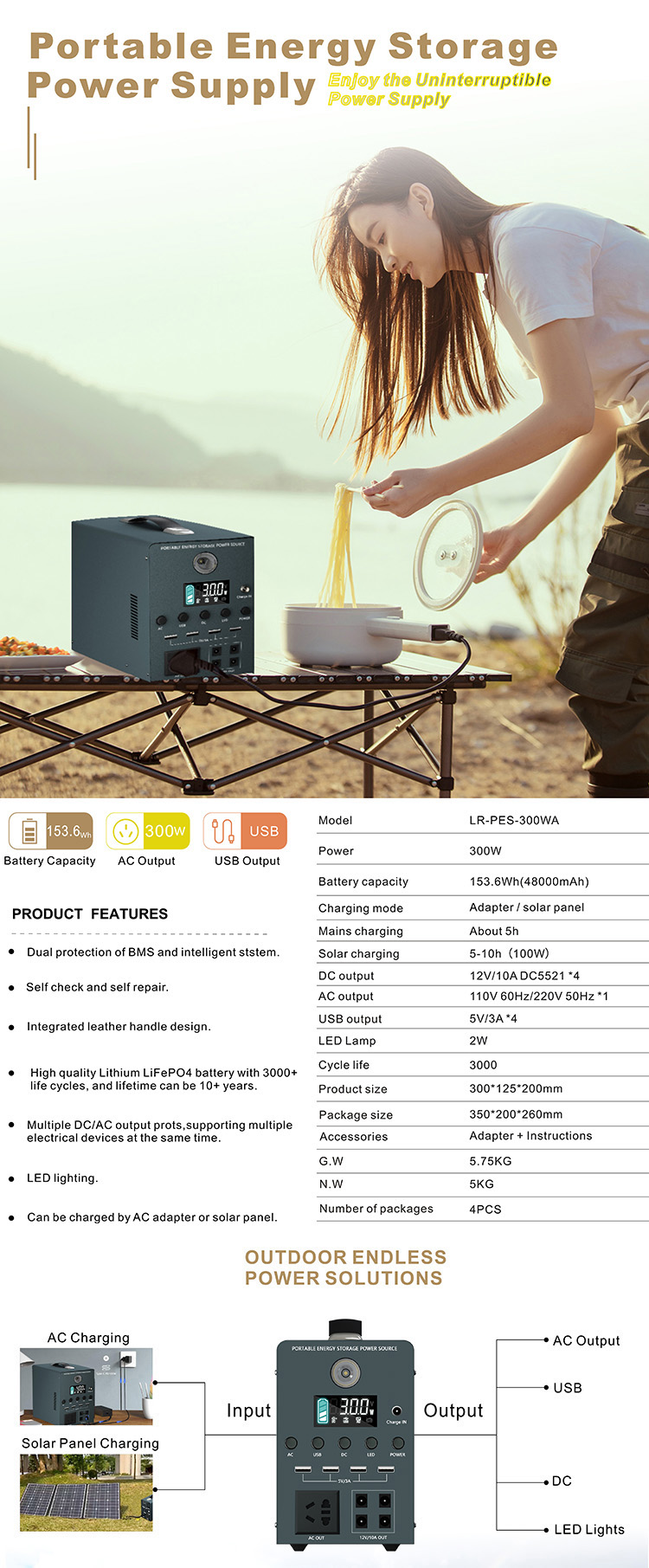 Outdoor Mobile energy Storage Power Supply