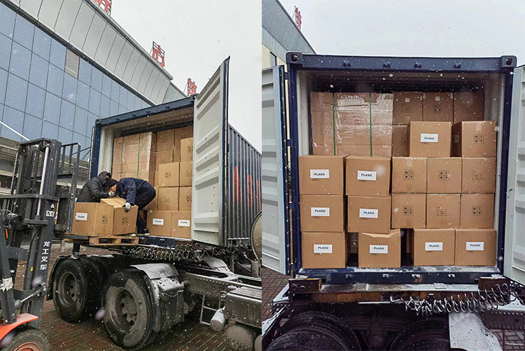 Delivery 800 Piece LRC30/50/60W integrated solar street lamps to Belgian customers