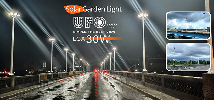 Solar garden lighting