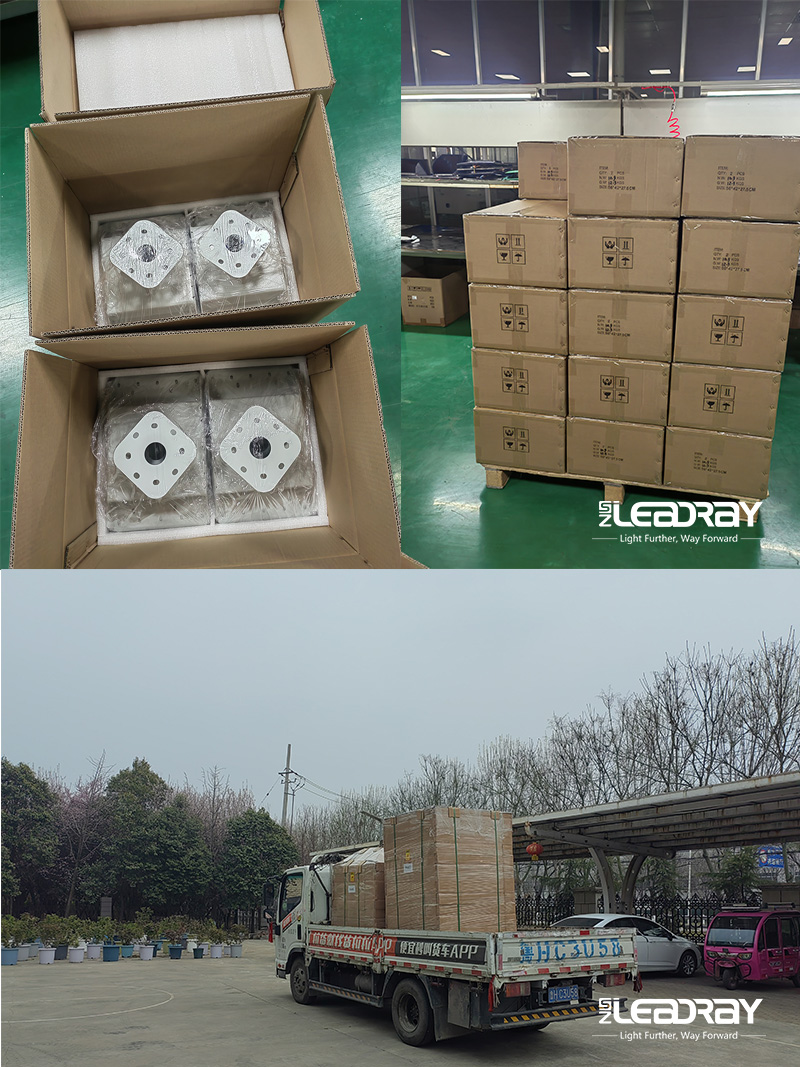 Leadray Solar street lamp base shipped to Austrian customers