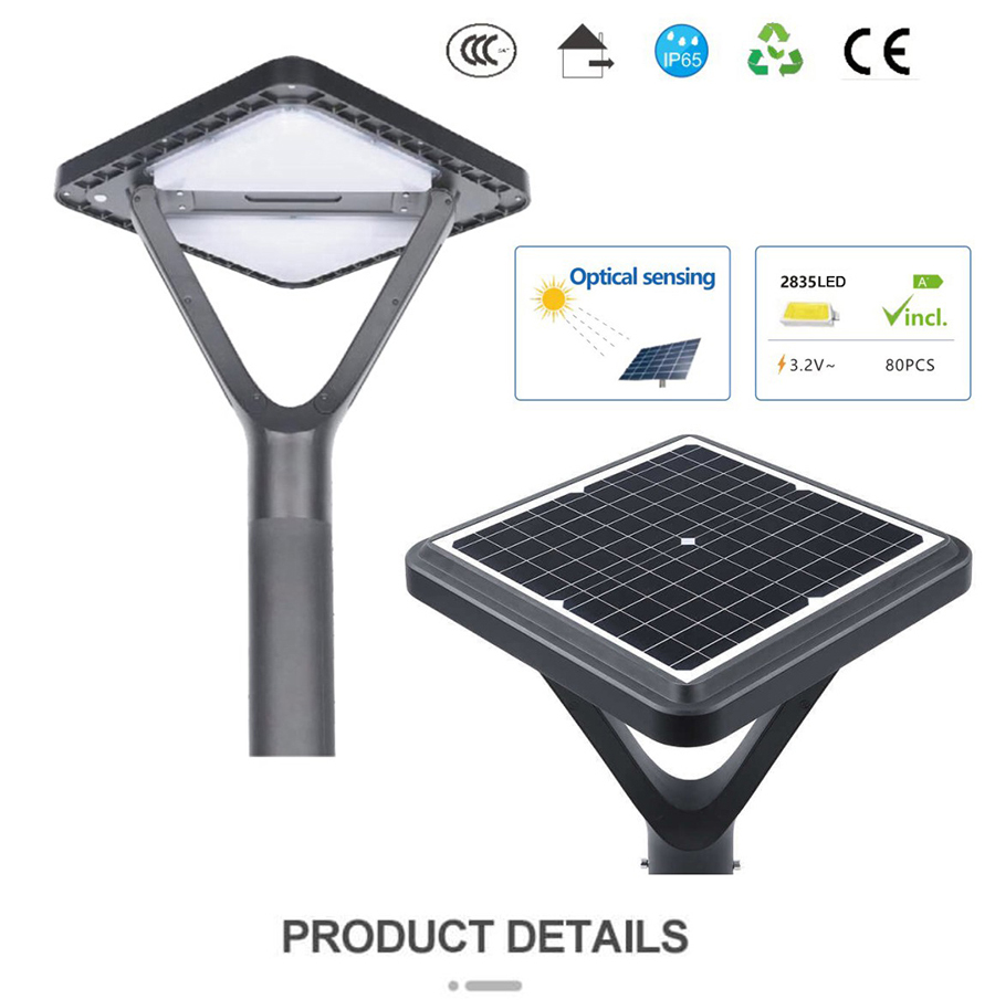 Aluminum All In One UFO LED Solar Street Light