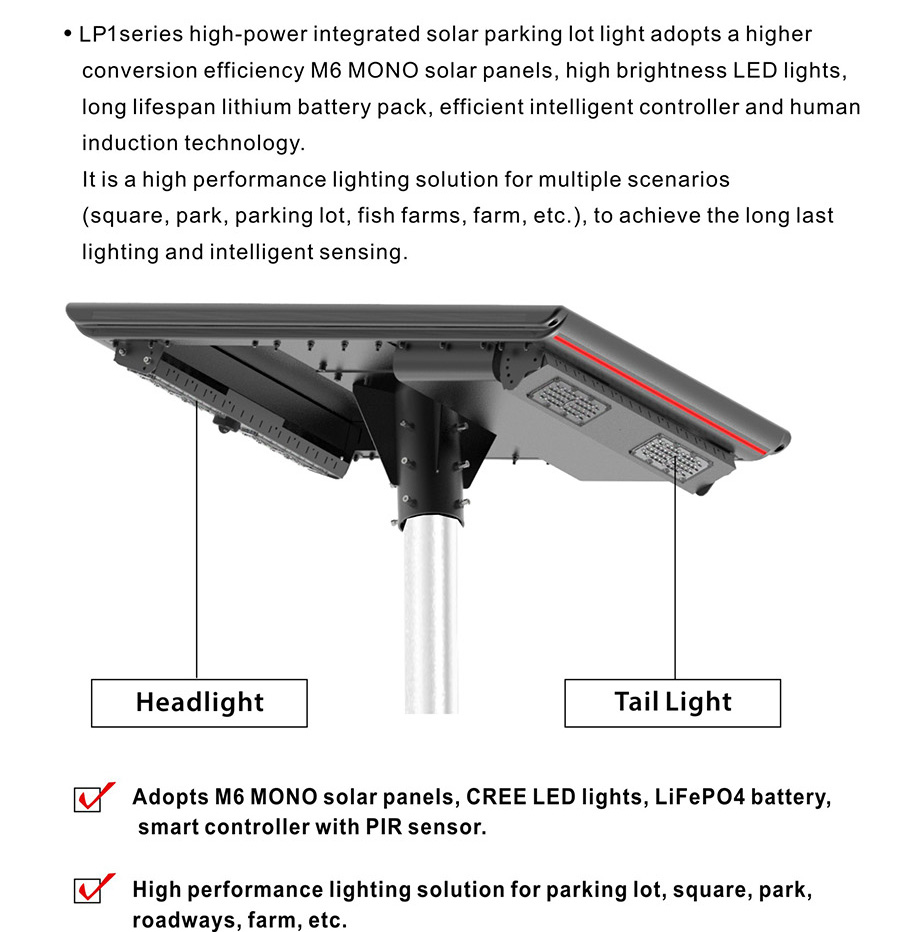 Solar Parking Lot Ligh