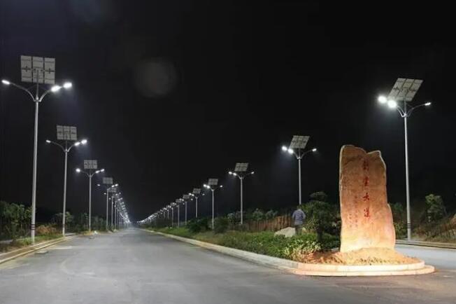 street lights to ensure sufficient lighting