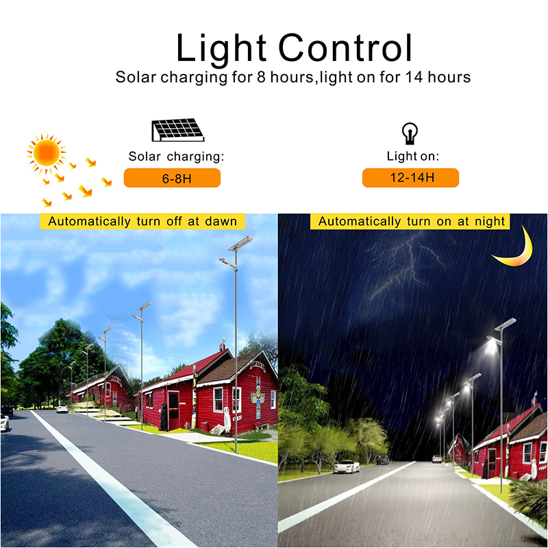  all in one solar led street light integrated motion sensor lamp