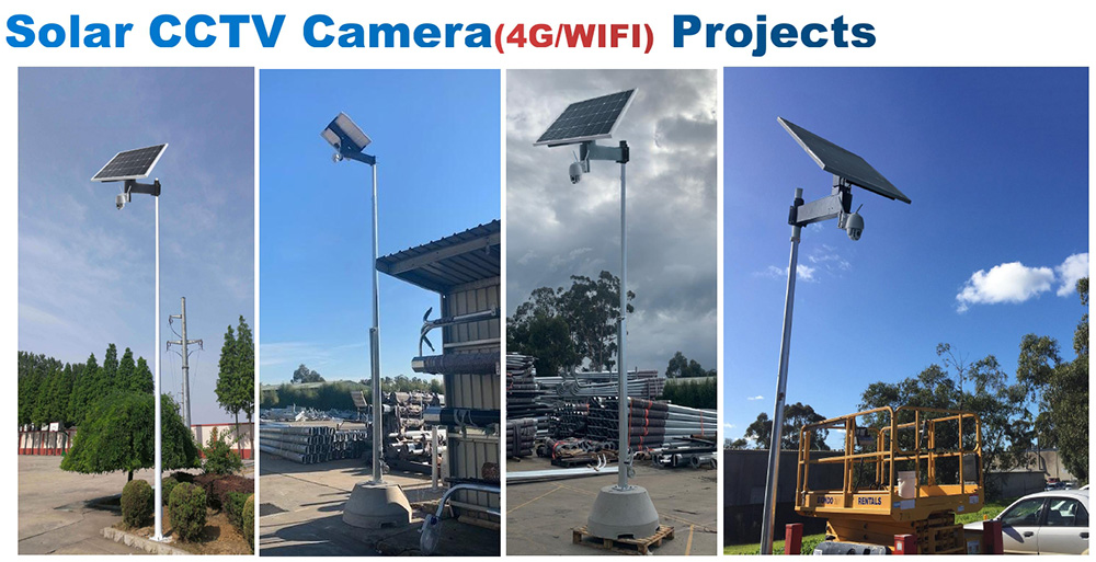 1080P 4MP PIR low power solar camera