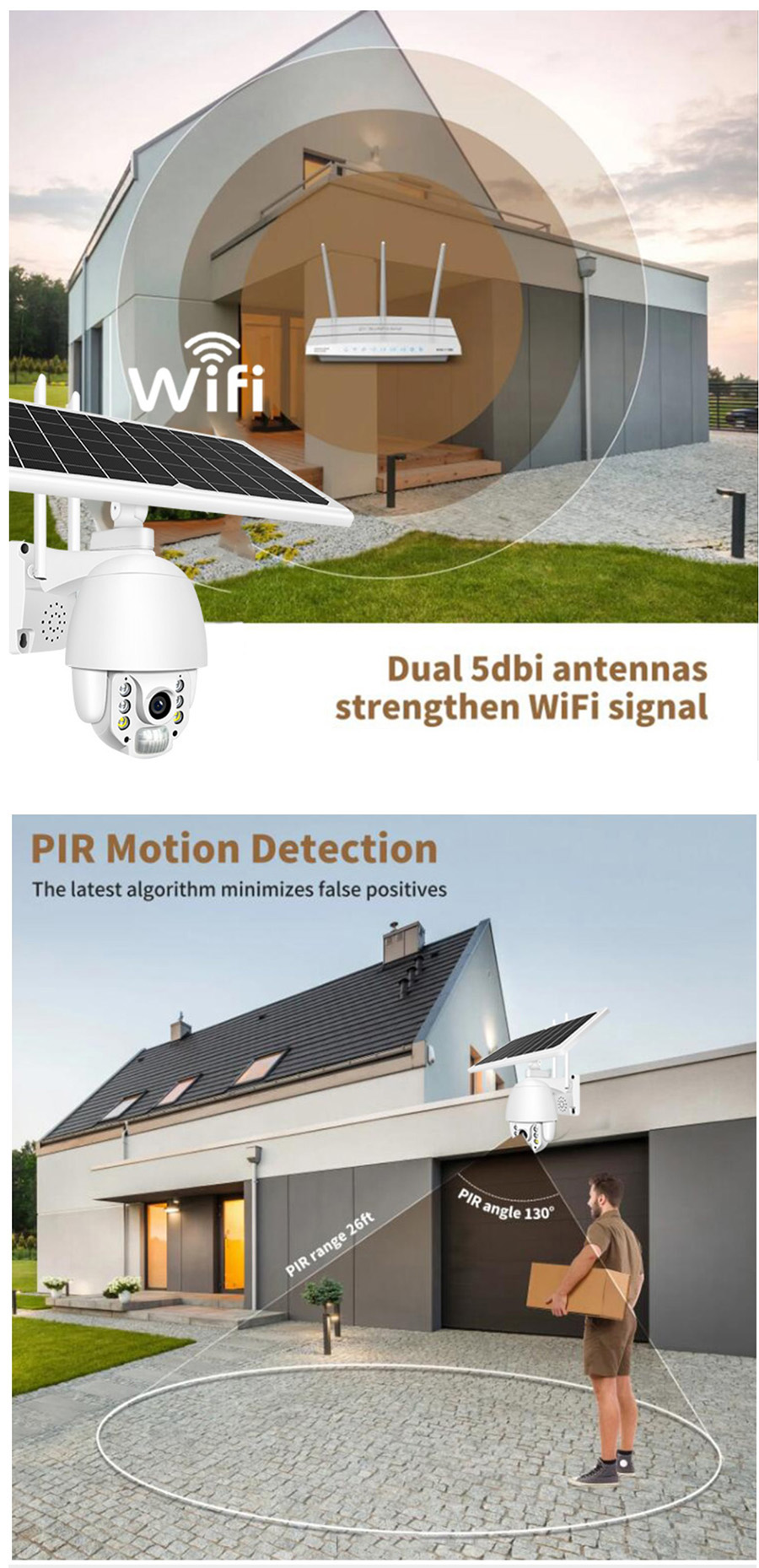 PTZ Security Dome Camera Wireless Outdoor CCTV Camera