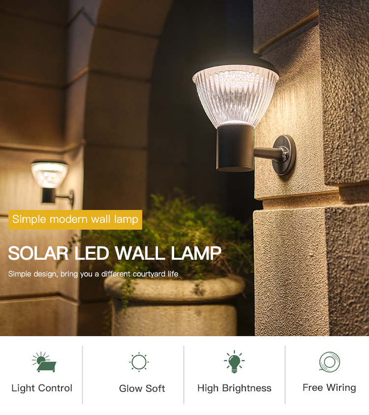 LED Solar Wall Light