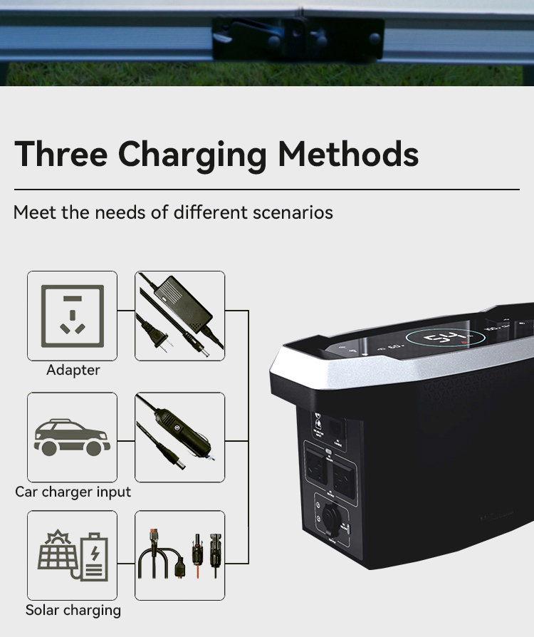 Home Solar Power Generator 220V Mobile Portable Power Station And Solar Panel