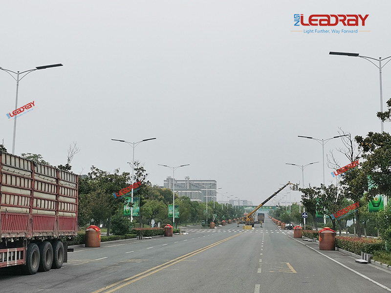 solar street light installation sites