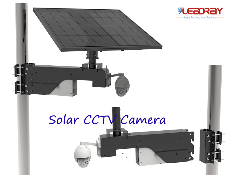 Solar Street Light with CCTV camera