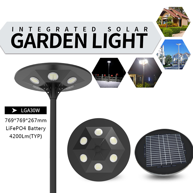  Ufo Solar Led Garden Street Pillar Post Lights 