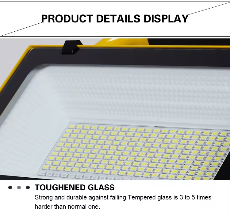 Outdoor 100w Integrated All In One Rechargeable Solar Led Floodlight