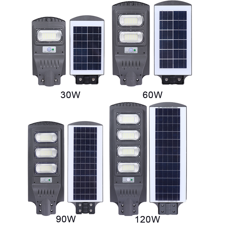 Intelligent Remote Control Solar Power Street Lamp Outdoor Waterproof Aluminium All In One Solar Street Light Intelligent Remote Control Solar Power Street Lamp Outdoor Waterproof Aluminium All In One Solar Street Light