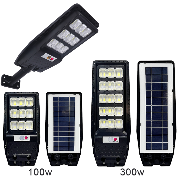 all in one solar street light outdoor motion sensor function