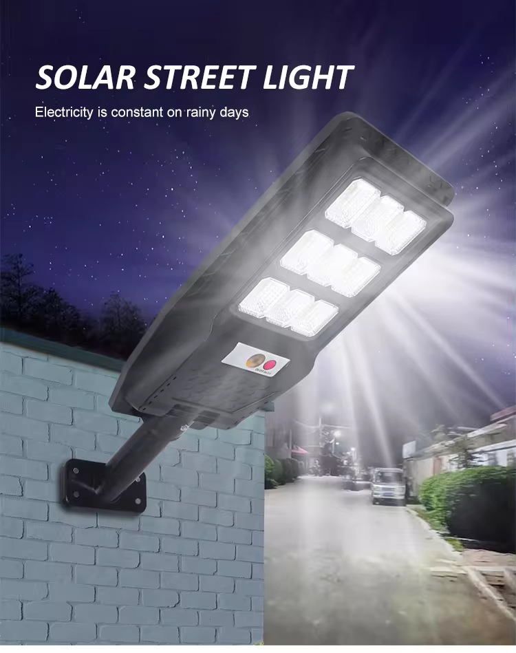 all in one solar street light outdoor motion sensor function