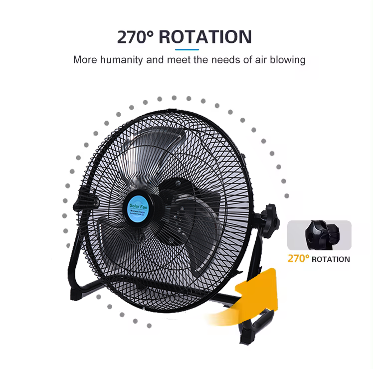 Brushless Pedestal Fan Mobile Fan With Battery Backup For Brazil