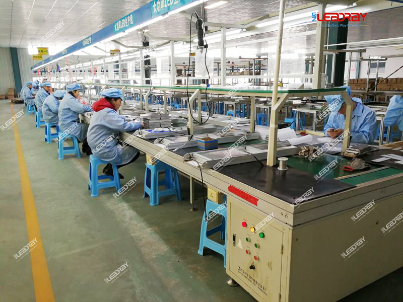 Solar street lamp factory, street lamp production base