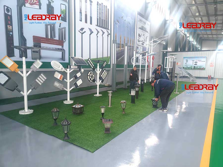 Street lamp exhibition hall offers different types of street lamp products, including road lighting