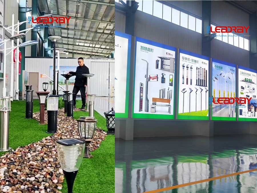 Street lamp exhibition hall offers different types of street lamp products, including road lighting