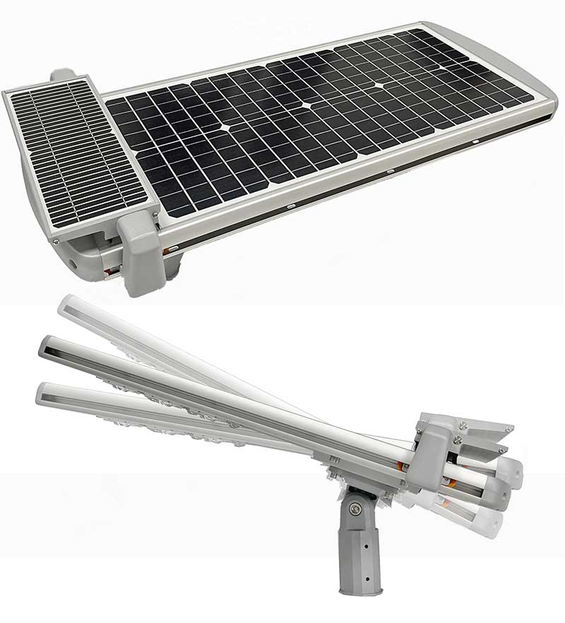 Street solar light with Auto cleaning System