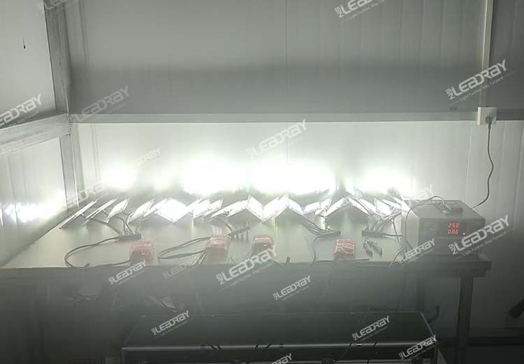 Through the aging test of solar street light