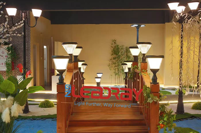 Smart controller Solar powered garden street lights