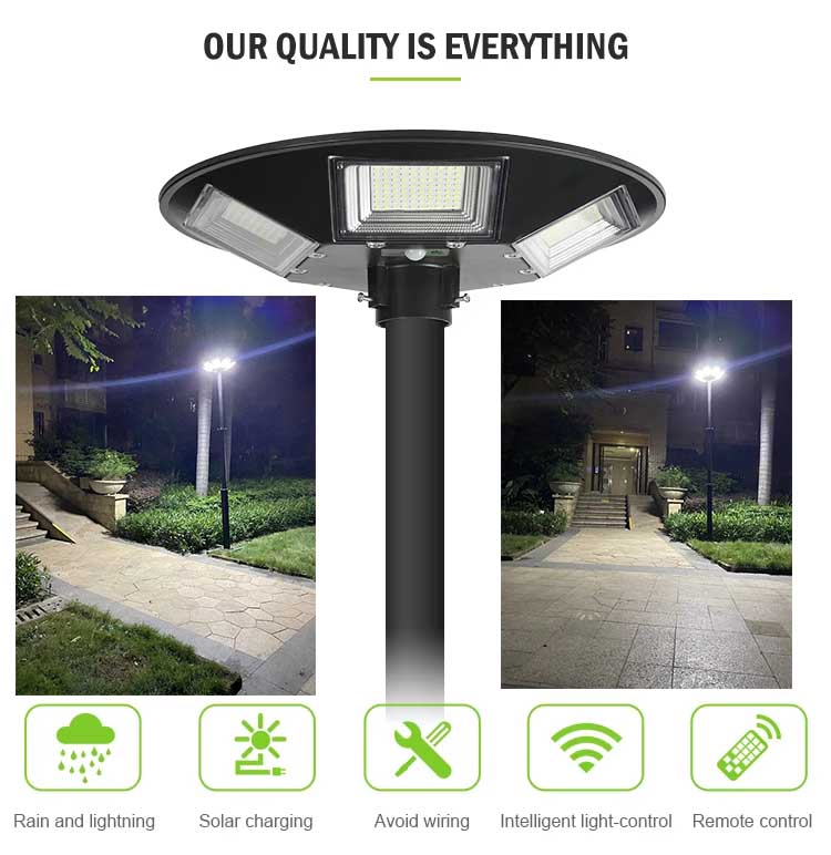 100w 200w LED Solar Garden Light