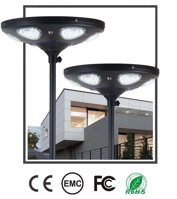 Solar Powered LED Lamp Outdoor Lightin