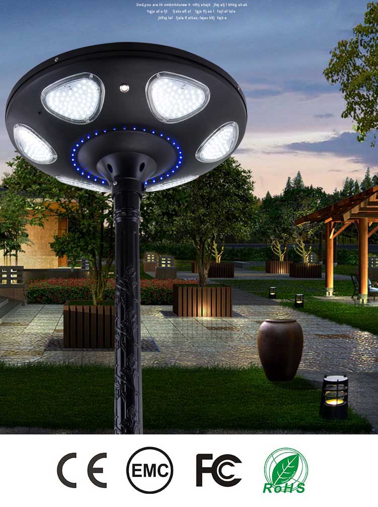 UFO Outdoor Led Solar Power Garden Light