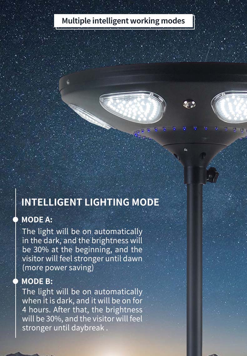 UFO Outdoor Led Solar Power Garden Light