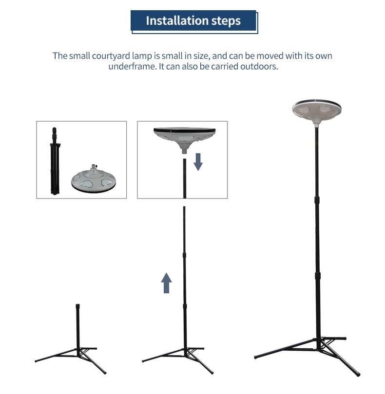 UFO Outdoor Led Solar Power Garden Light
