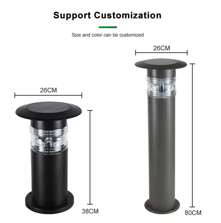 Aluminum Made Garden LED Outside Bollard Light