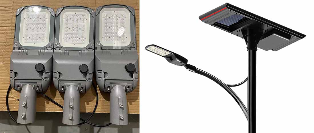 High-quality steel or aluminum alloy materials for semi-split solar street lamps