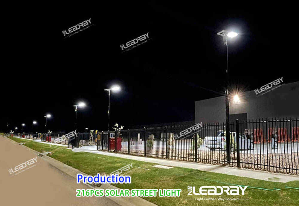 Ordering of lighting fixtures for industrial park