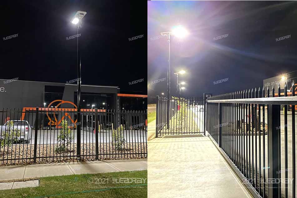 Ordering of lighting fixtures for industrial park
