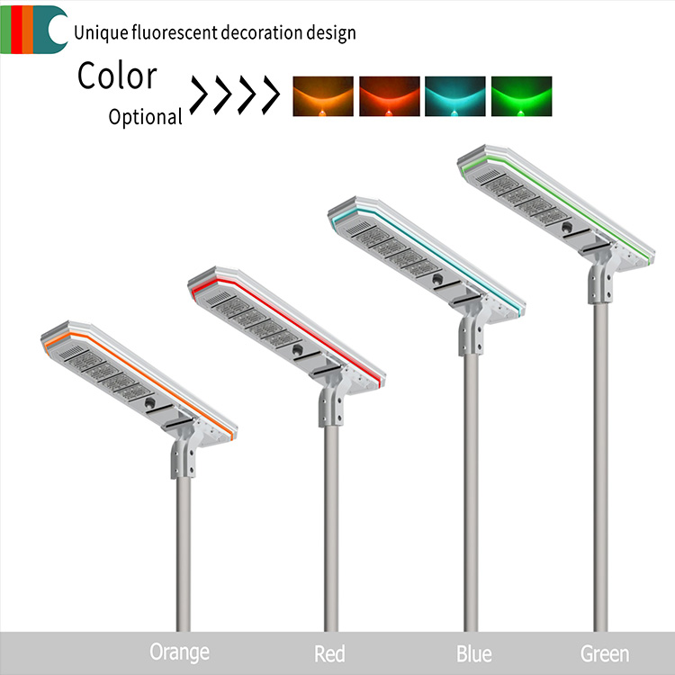 IP65 Waterproof Luminous Flux 10800Lm 30W-120W Outdoor Solar Street Light System