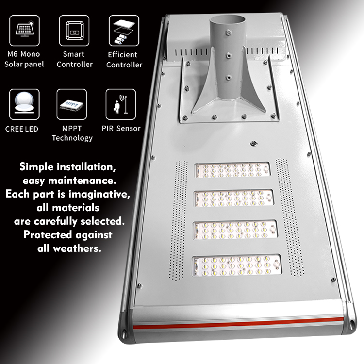 LED Solar Street Light Price 150W High Lumens Solar Motion Sensor Light