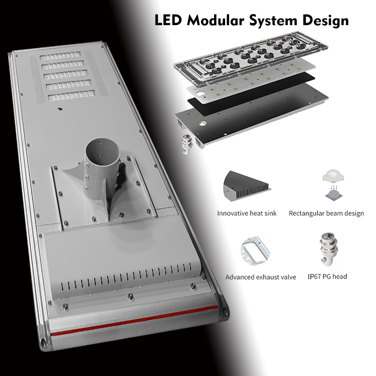 Integrated Outdoor Waterproof Street light