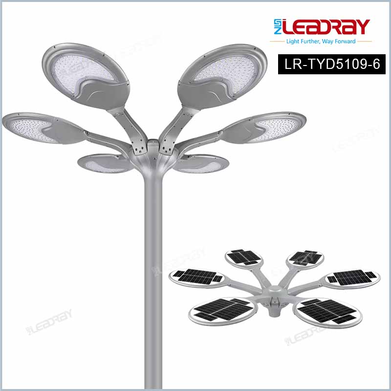New Design High Quality Stable Structure LED Solar Street Light All-in-One Strong Power 120W Automatic Induction