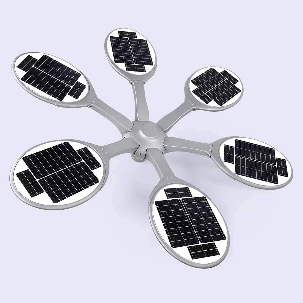 New Design High Quality Stable Structure LED Solar Street Light All-in-One Strong Power 120W Automatic Induction