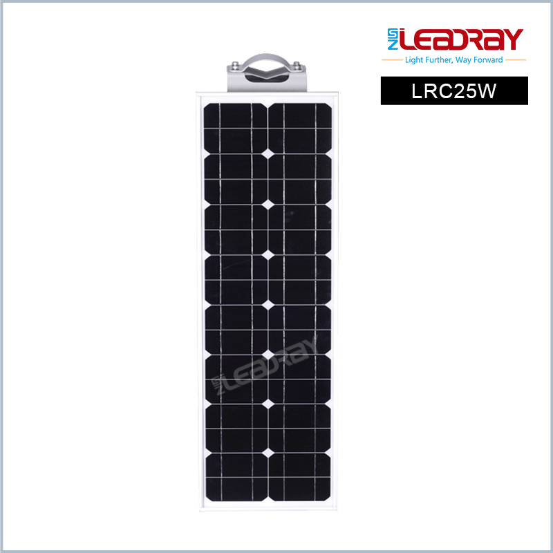 25W Outdoor Integrated Solar Street Light Motion Sensor for Roadway High Brightness Outdoor Ip65 Waterproof