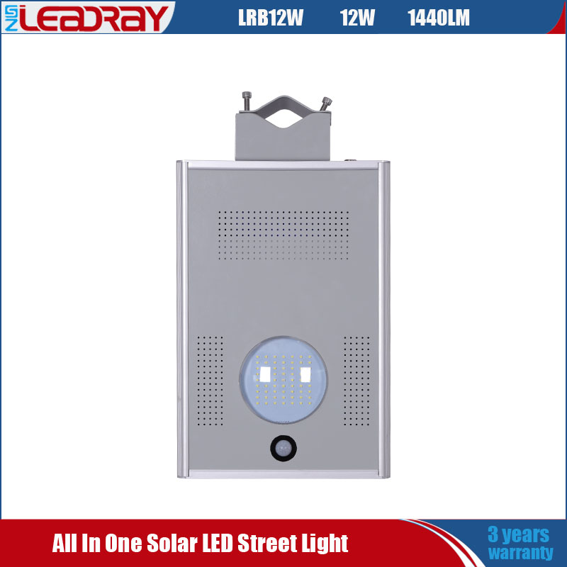 12W Powerful Solar Led Garden Light Integrated