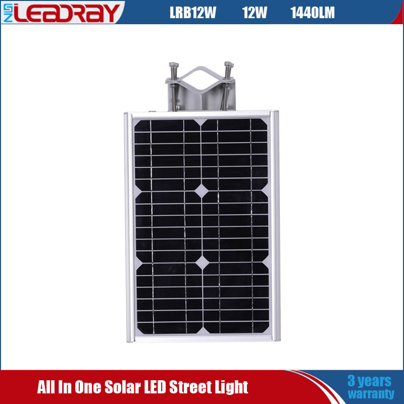 12W Powerful Solar Led Garden Light Integrated